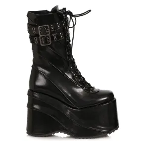 500-SHARLA 5" Chunky Heel Platform Boot