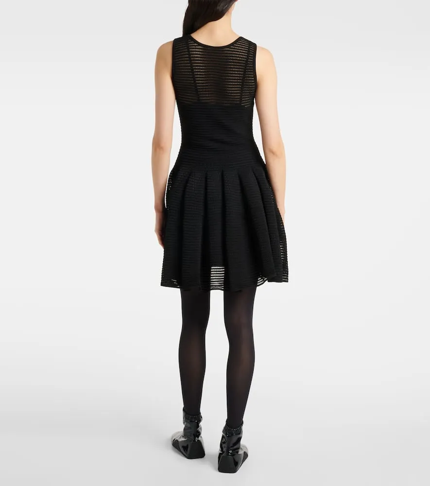Alaia Crinoline knitted minidress
