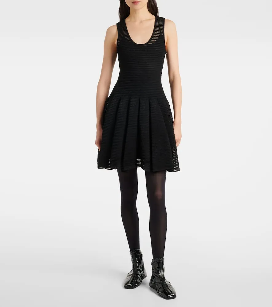 Alaia Crinoline knitted minidress