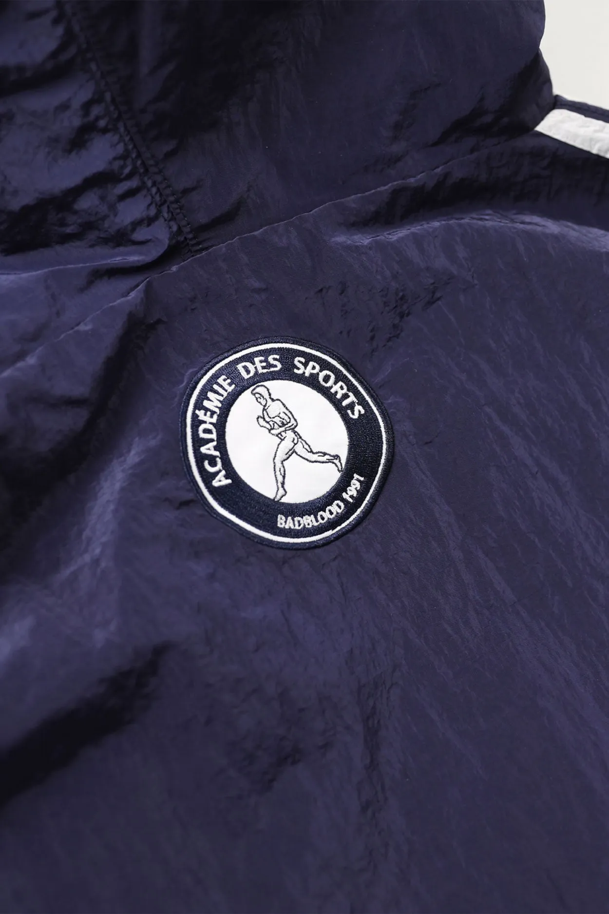 Badblood ADS Vintage Hooded Track Jacket Navy