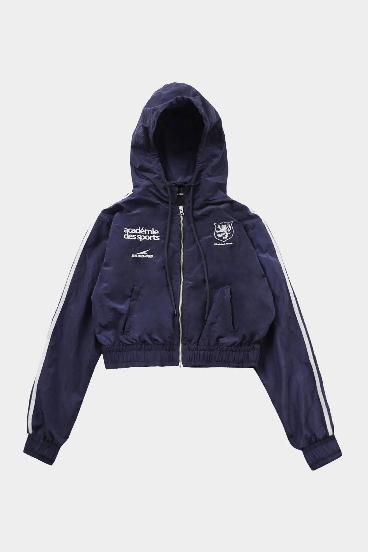 Badblood ADS Vintage Hooded Track Jacket Navy