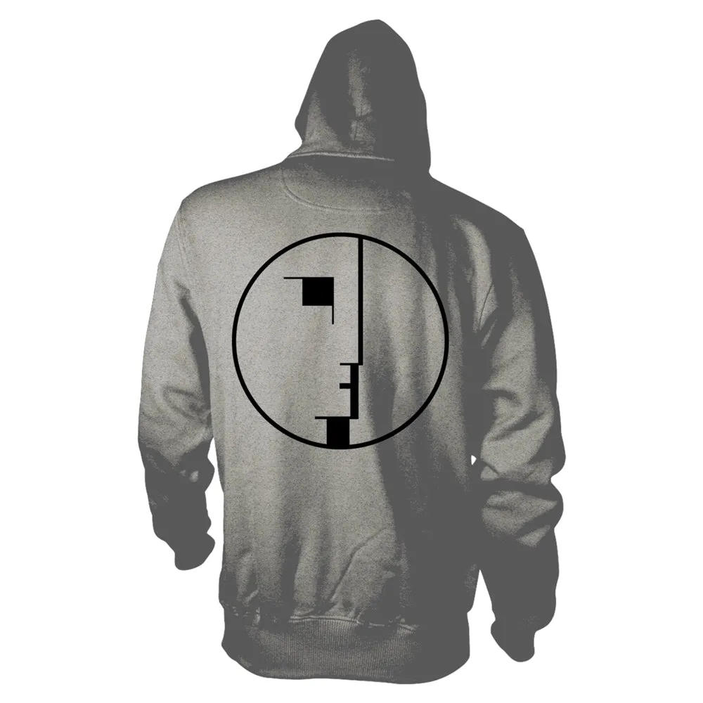 Bauhaus "Logo" Grey Zip Hoodie