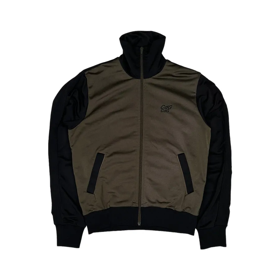 COMME DES GARÇONS 2005 TRACK JACKET - GREEN / BLACK