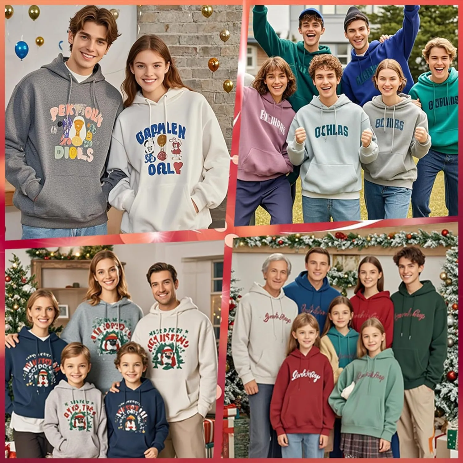 Custom Hoodie Design Your Own Personalized Hoodies for Man Women Custom Sweatshirt Team Bulk
