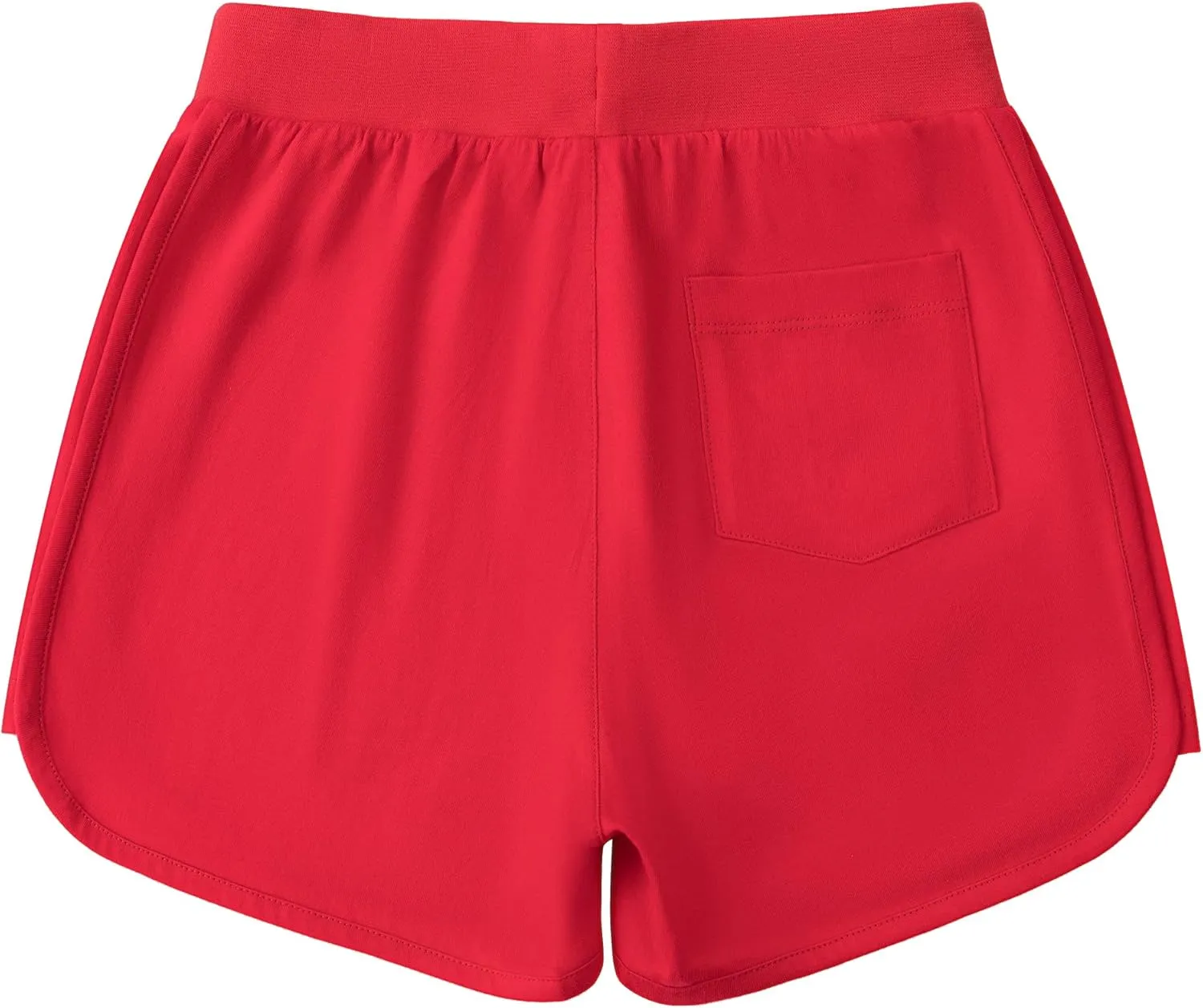 Girls Running Cotton Shorts Kids Drawstring Casual Short with Pockets Girls Workout Clothes 3-12 Years