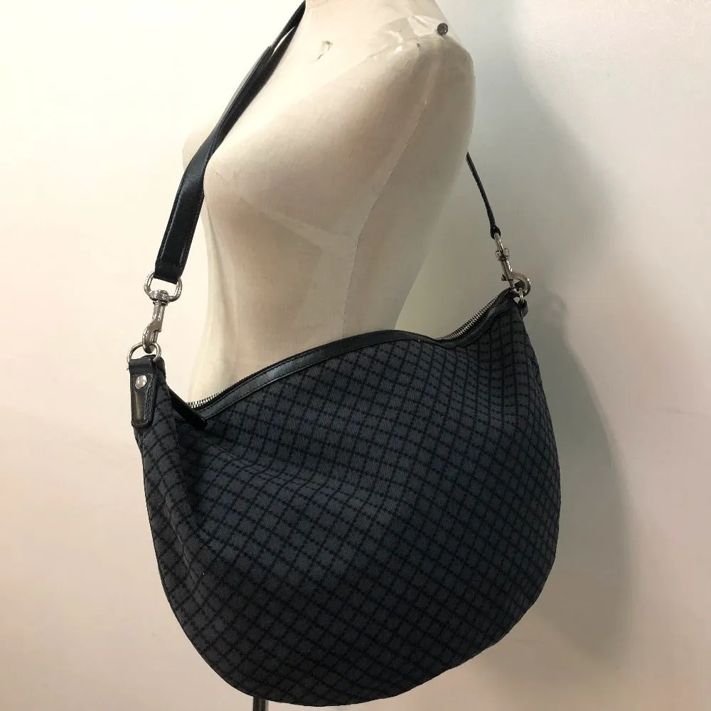 GUCCI Shoulder Bag 243308 canvas Black x gray Diamante Women Secondhand