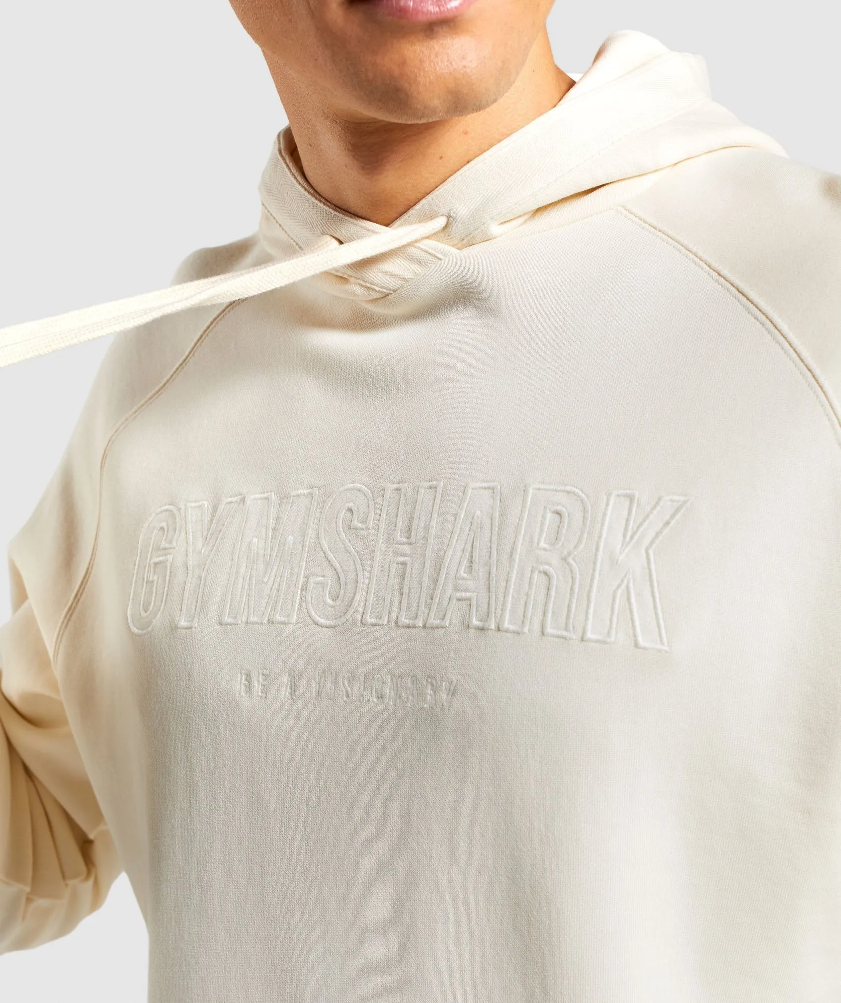 Gymshark Track Hoodie - White