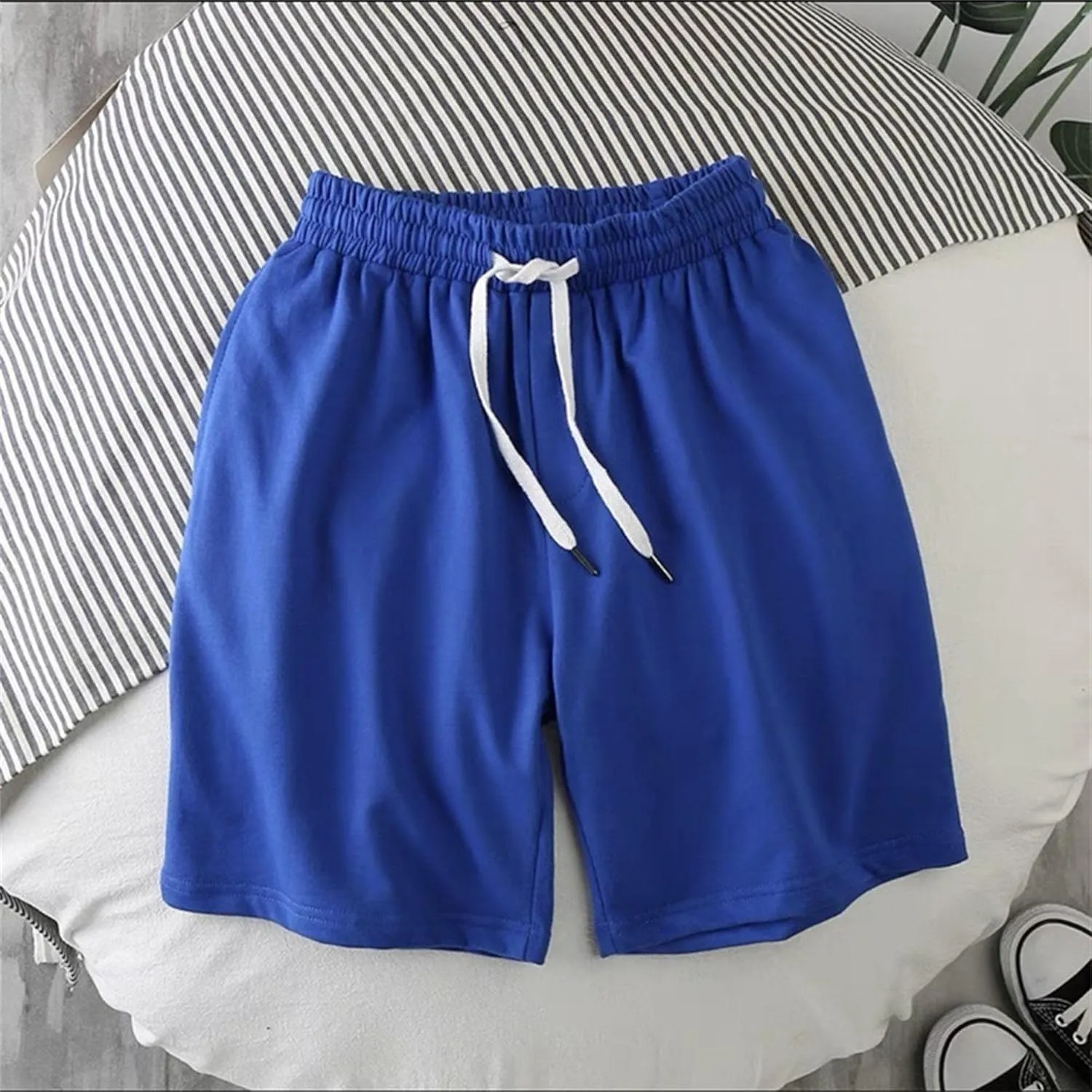 Men's Running Athletic Shorts Lightweight Quick Dry Sports Short Workout Gym Shorts with Pockets