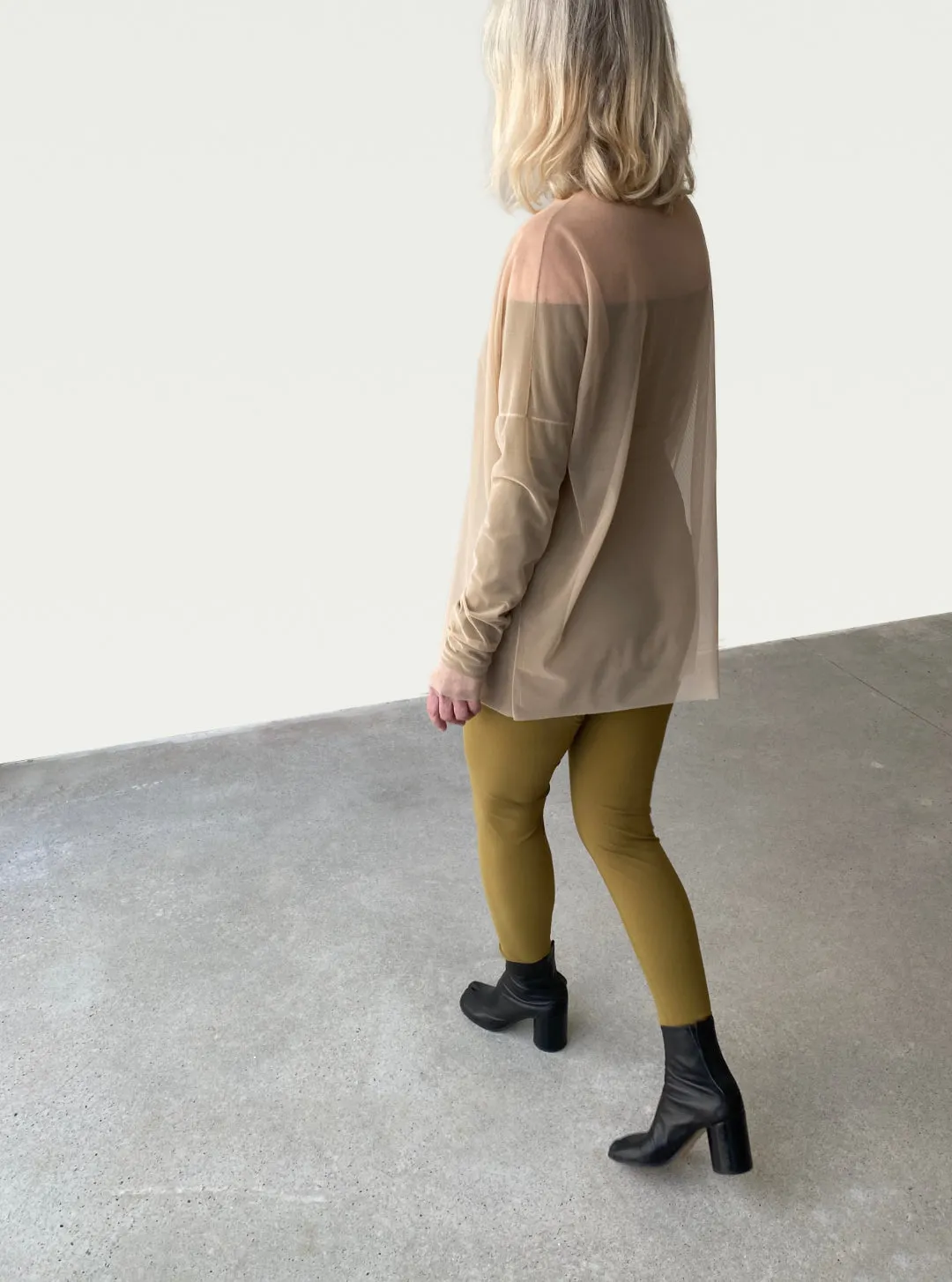 Mesh Tunic in Fawn, small / OG Price: $145.00