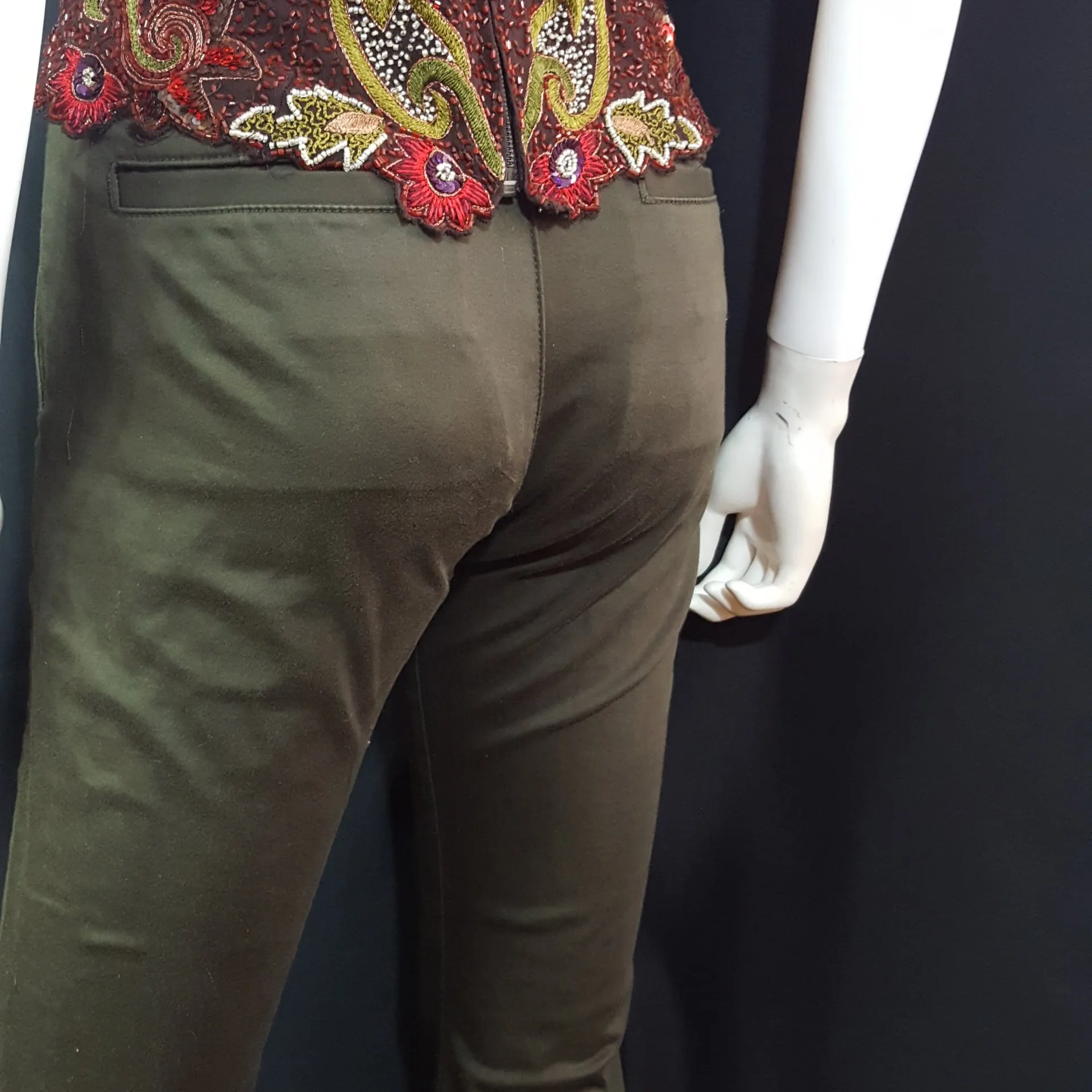 Rag & Bone Jean "Bell" Trouser Army Green Size 26
