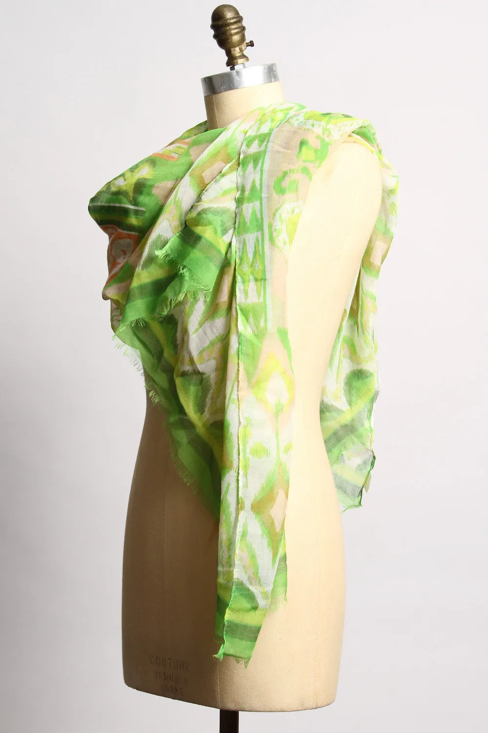 Silk Lime Scarf