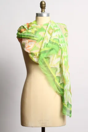 Silk Lime Scarf