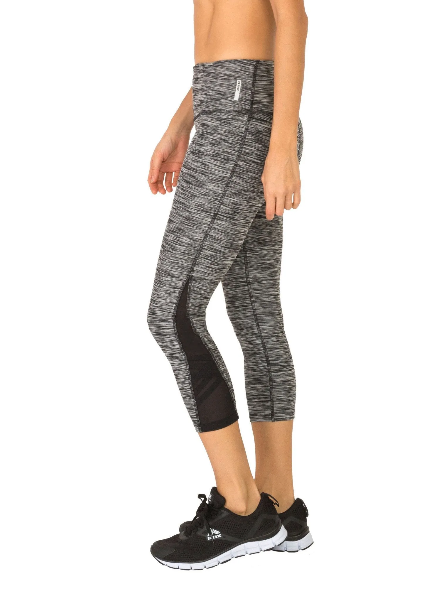 Stratus X-Strappy Mesh Cropped Leggings